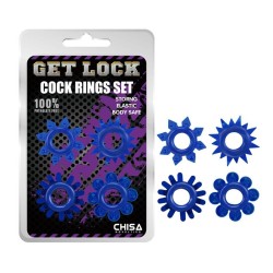 4 cock ring elasticizzati